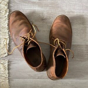 Men's Brown Leather chukka boots
